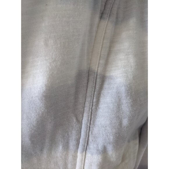 Lilka Anthropologie Knit Jersey Blazer Blue White Tie Dye One Button Size M - Picture 9 of 10